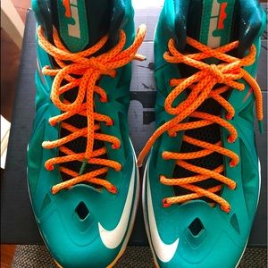 COPY - Nike LeBron X Miami Dolphins